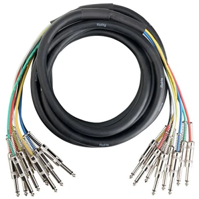 Afbeelding van Pronomic Stage MJJ8 6 multicore 8 voudig klink, 6m