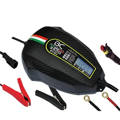 Afbeelding van BC Battery Controller 3500 EVO+, digitale acculader en onderhoudslader met LCD, batterij laadsysteemtester voor alle 12 V lood zuur autoaccu&#039;s motoraccu&#039;s, 3,5 A/1 A