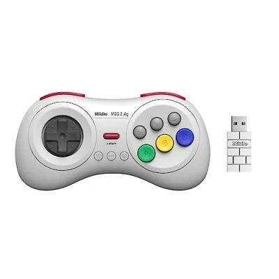 Afbeelding van 8Bitdo M30 2.4G Wireless Gamepad White