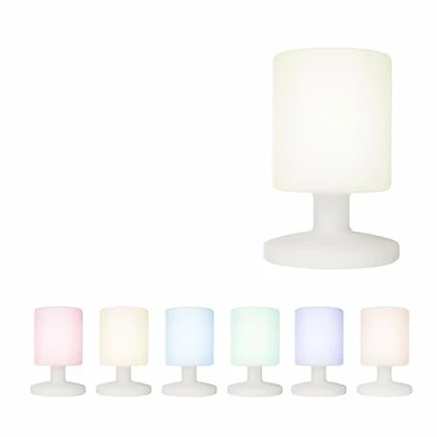 Afbeelding van Smartwares LED Tafellamp IDE 60067 Warm wit of gekleurd licht Draadloos Oplaadbaar Binnen buiten te gebruiken