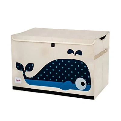 Afbeelding van 3 sprouts speelgoedmand walvis
