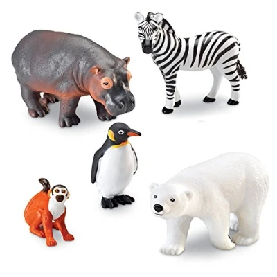 Afbeelding van Learning Resources Jumbo Dierentuin Dieren 5 Stuk Set
