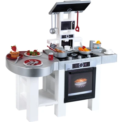 Afbeelding van Klein Toys Bosch moderne stijl keuken fornuis, oven, gootsteen, koffiezetapparaat incl. licht en geluidseffecten multicolor