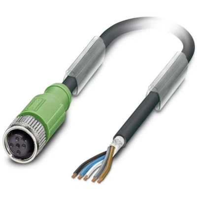 Afbeelding van Phoenix Contact 1500758 Sensor/actuator connector, geassembleerd M12 Aantal polen: 5 Bus, recht 10.00 m 1 stuk(s)