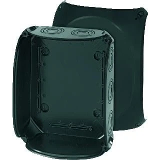 Afbeelding van Hensel kabeldoos leeg breakout port weerbestendig zwart ip66 ip67 kf 2500 b