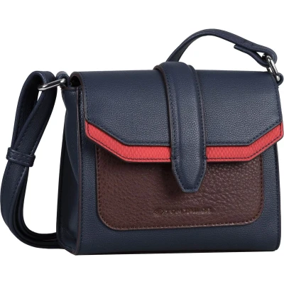 Afbeelding van TOM TAILOR Schoudertas Amely Flap Bag Mixed Maritim Donkerblauw