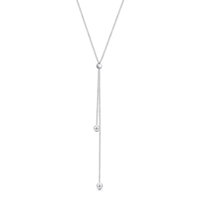 Afbeelding van Elli Halsketting Dames Y Ketting Bol Hanger Filigraan Verstelbaar in 925 Sterling Zilver