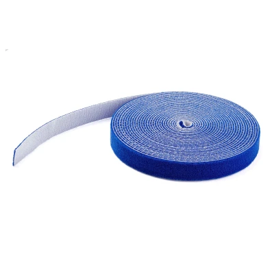 Afbeelding van StarTech.com 7,6 m klittenband blauw