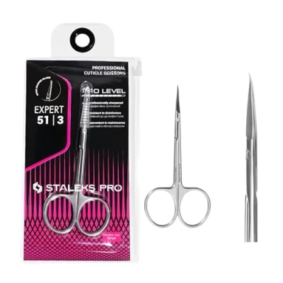 Afbeelding van STALEKS PRO Expert SE 51/3 Professionele huidschaar, ergonomische ringen, roestvrij staal