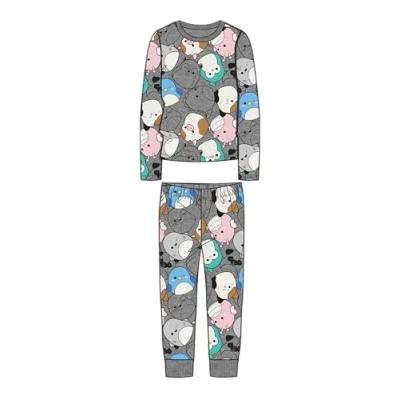 Afbeelding van Name it Nkfobia Squish SET Pyjama voor kinderen, Maat: 128, Grey melange
