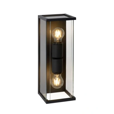 Afbeelding van Lucide CLAIRE Wandlamp Buiten 2xE27 IP54 Antraciet