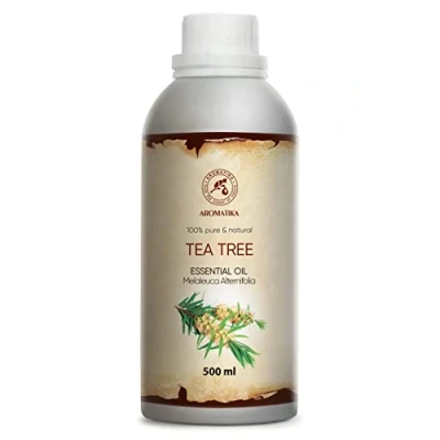 Afbeelding van Tea Tree Etherische Olie 500ml 100% Puur &amp; Natuurlijk Aromatherapie Geurolie Geurverspreider Ontspanning Toevoegen aan Bad Cosmetica Massage Wellness Aroma Lamp Of Elektrische Diffuser