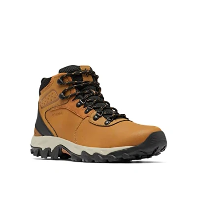 Afbeelding van Columbia Newton Ridge Plus 2 waterdichte halfhoge trekking en wandelschoenen voor heren, Elk Zwart, 50 EU