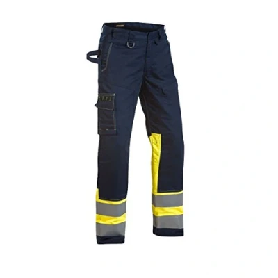 Afbeelding van Blaklader Multinorm werkbroek 1478 1514 Marine/High Vis Geel C56