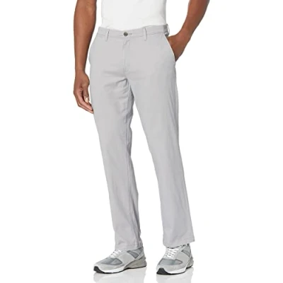 Afbeelding van Amazon Essentials Heren Standaard Straight Fit Casual Stretch Khaki,Lichtgrijs,32W / 33L