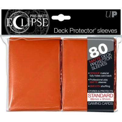 Afbeelding van Eclipse Deck Protectors Orange (80 stuks)