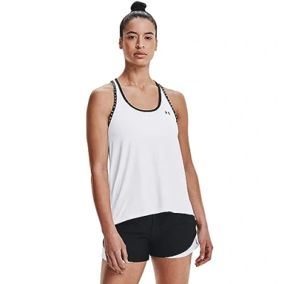 Afbeelding van Under Armour Knockout TANK Top, Dames, Maat: Large, White/black