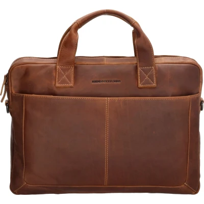 Afbeelding van Hide &amp; Stitches Japura Laptoptas Cognac