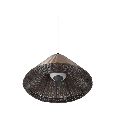 Afbeelding van Faro Lighting Saigon Dome Hanger Bruin, E27, IP65