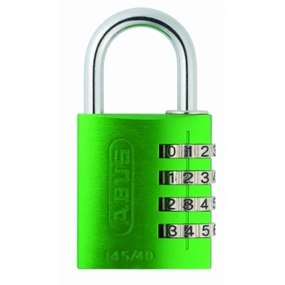 Afbeelding van ABUS 495311 145 / 40_VERDE_B Aluminium kaars combinacion 40 mm 4 digitos groene blister