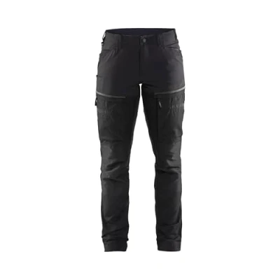 Afbeelding van Blaklader Servicewerkbroek met stretch voor dames 7166 1845 Zwart/Donkergrijs C46