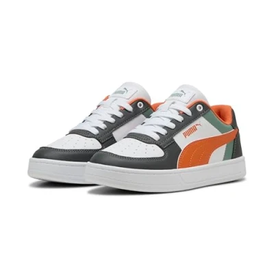 Afbeelding van Puma Caven 2.0 Block jongens sneaker Donkergroen Maat 36