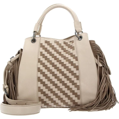 Afbeelding van FREDsBRUDER Leren Schoudertas Frizzle Collection Bag Cream Beige