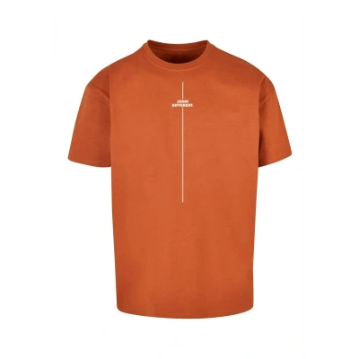 Afbeelding van Merchcode Think Different Heavy Tshirt print, Heren, Maat: Small, Toffee