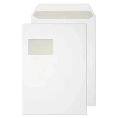 Afbeelding van Blake Purely Everyday 23772 enveloppen zelfklevend met venster wit C4 324 x 229 mm 100 g/m² 250 stuks