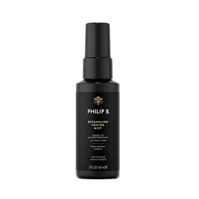 Afbeelding van Philip B Detangling Toning Mist with Velvet Oud anti klit spray 60 ml