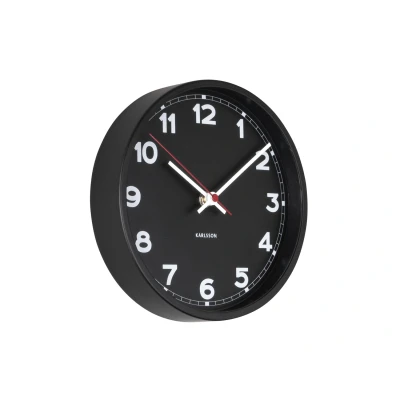 Afbeelding van Karlsson Wandklok New Classic Small Zwart Ø20cm