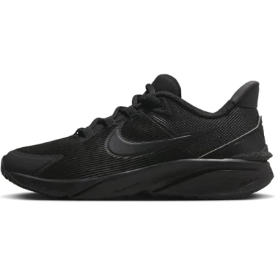 Afbeelding van NIKE Performance STAR Runner 4 NN GS Hardloopschoenen neutraal voor kinderen, Maat: 39, Black/anthracite Textiel/ synthetisch