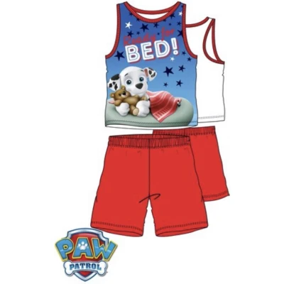 Afbeelding van Paw patrol pyjama blauw rood maat 110 / 5 jaar
