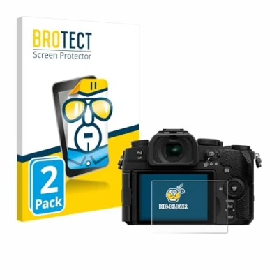 Afbeelding van BROTECT Screenprotector voor Panasonic Lumix DC G97 Folie Beschermfolie transparant (2 Stuks)