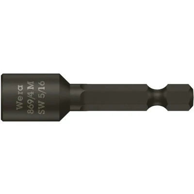 Afbeelding van Wera Dopsleutel Met Permanent magneet 5/16&quot; x 50mm