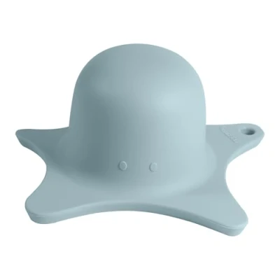 Afbeelding van Kindsgut douchehulp, voor kinderen, gemaakt van siliconen, in de vorm een schattige zeester, elegant ontwerp, ondersteuning bij het wassen haar, unisex, BPA vrij, aquamarijn