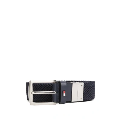Afbeelding van Tommy Hilfiger Denton Elastic Riem, Heren, Maat: 85, Blue