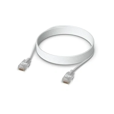 Afbeelding van Ubiquiti UACC Cable Patch EL 3M W netwerkkabel Doorschijnend, Wit Cat6