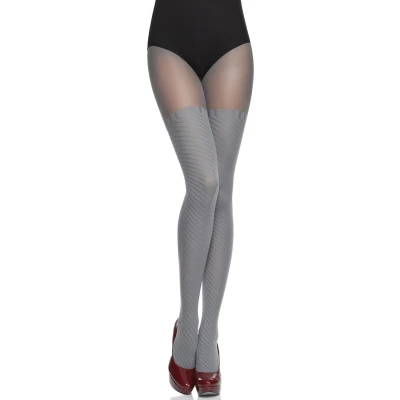 Afbeelding van Merry Style Dames Panty 60 DEN Halsterloos Polyamide MS GB 355 Grijs S