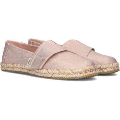 Afbeelding van Toms Alpargata Rope Espadrilles Meisjes Lichtroze Maat 32,5