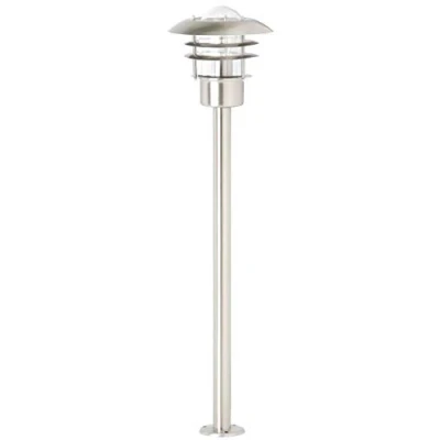 Afbeelding van BRILLIANT lamp Terrence vloerlamp voor buiten roestvrij staal 1x A60, E27, 60W, geschikt standaardlampen (niet inbegrepen) Schaal A ++ tot E IP beschermingsklasse: 44 spatwaterdicht