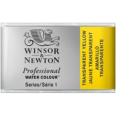 Afbeelding van Winsor &amp; Newton 0100653 Professional Water Colour, fijnste kunstenaars aquarelverf met de hoogst mogelijke pigmentatie, uitstekende lichtechtheid Hele Nap, Transparent Yellow
