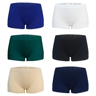 Afbeelding van Libella Damesslip in lage taille (verpakking van 6) naadloze onderbroek microvezel 3908, Veelkleurig 2 x 6, XXL 3XL