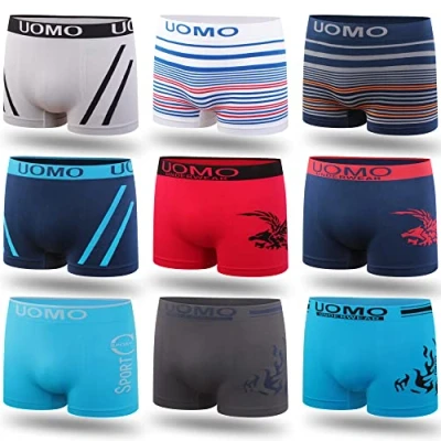 Afbeelding van L&amp;K Set van 5, 10 of 12 stuks boxershorts voor heren, ondergoed, microvezel, gemengde kleuren 1202, Verpakking meerkleurig XL XXL