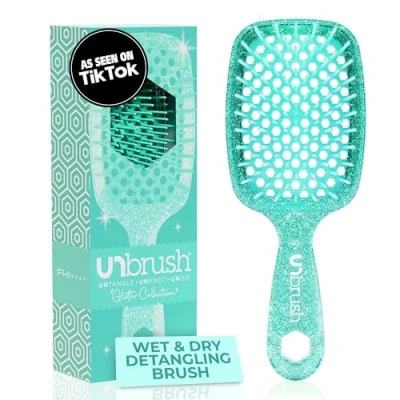 Afbeelding van FHI HEAT UNbrush Wet &amp; Dry Ontwarrende haarborstel, turkoois groen