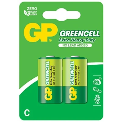 Afbeelding van GP Greencell C batterij 1,5 Volt set van 2