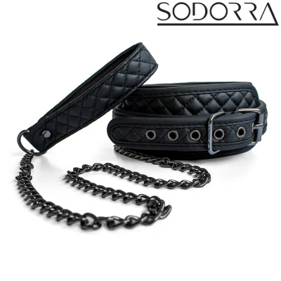 Afbeelding van SODORRA Vegan + Neo Diamond Collar w Leash