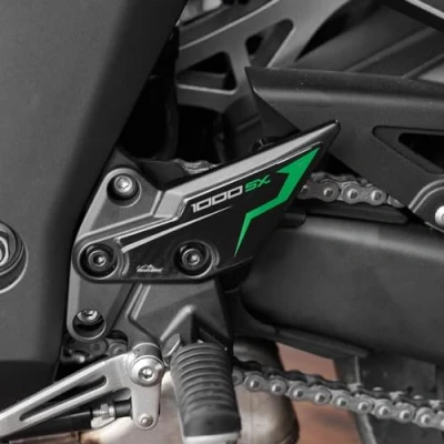 Afbeelding van Resin Bike Motorbike 3D stickers compatibel met Kawasaki Ninja 1000 SX 2024. Fietsbescherming hielpad Tegen Stoten en Krassen. Paar hars gadget Moto