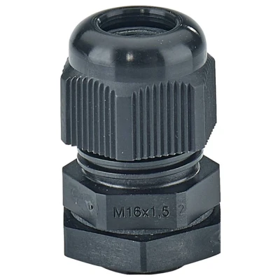Afbeelding van Hensel 36000166 Wartel Met borgmoer, trekontlasting, Slagvast Kunststof Zwart 1 stuk(s)