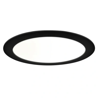 Afbeelding van Yphix Led Downlight Premium Line 24cm Zwart 15w 4000k Ip44 Dimbaar LEDdirect.nl